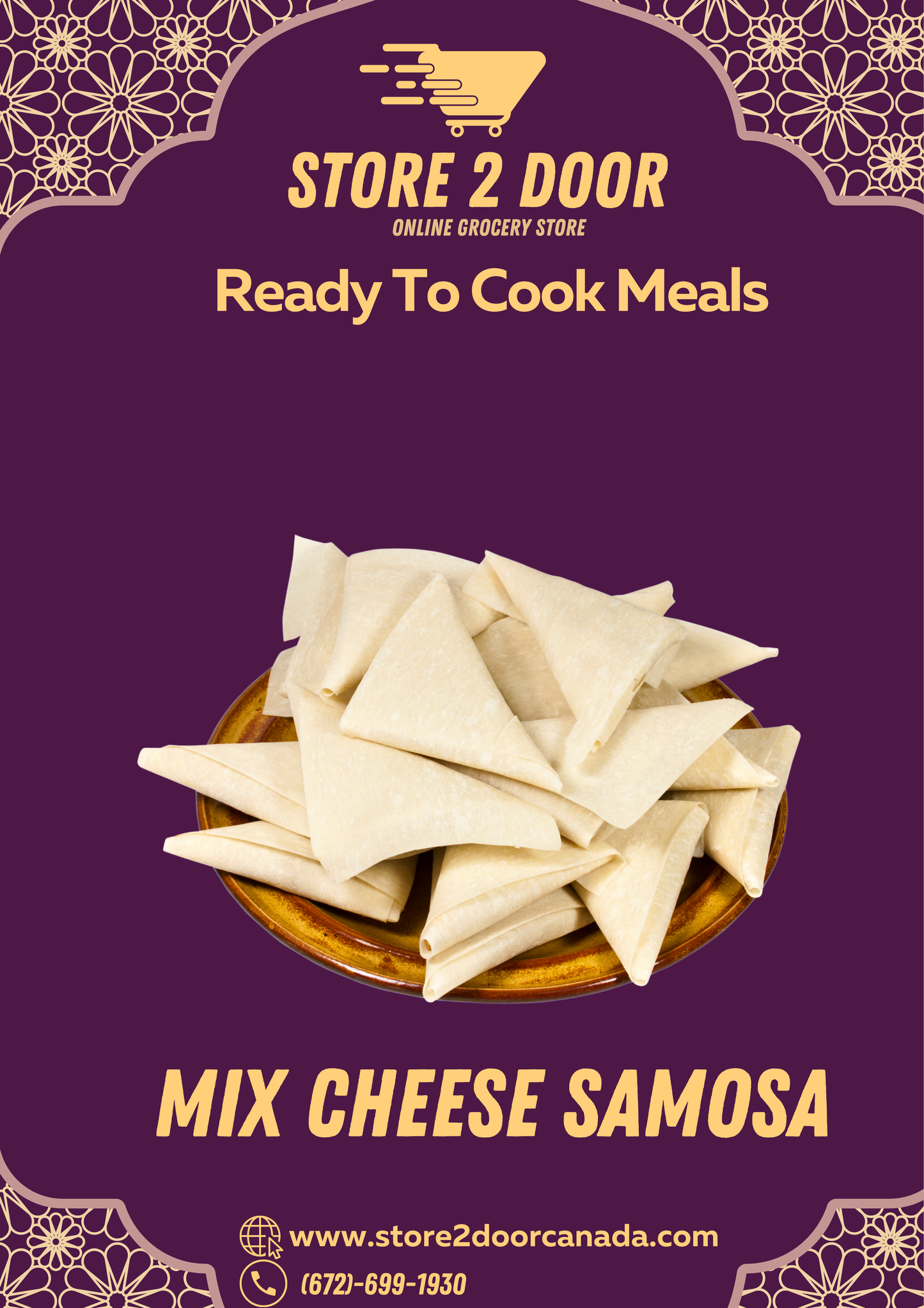 Samosa mix cheese 20 pieces