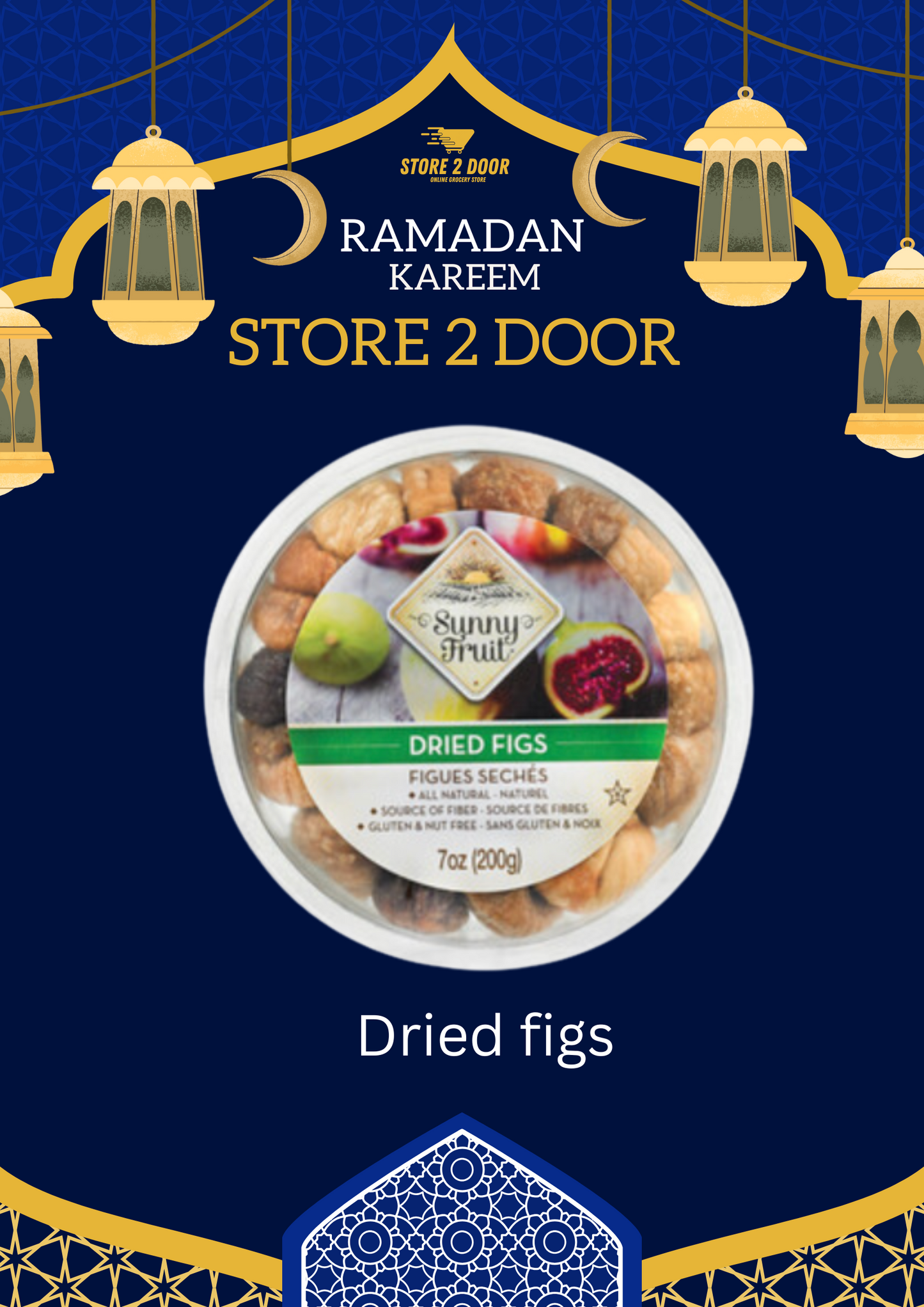 Sunny fruit dried figs