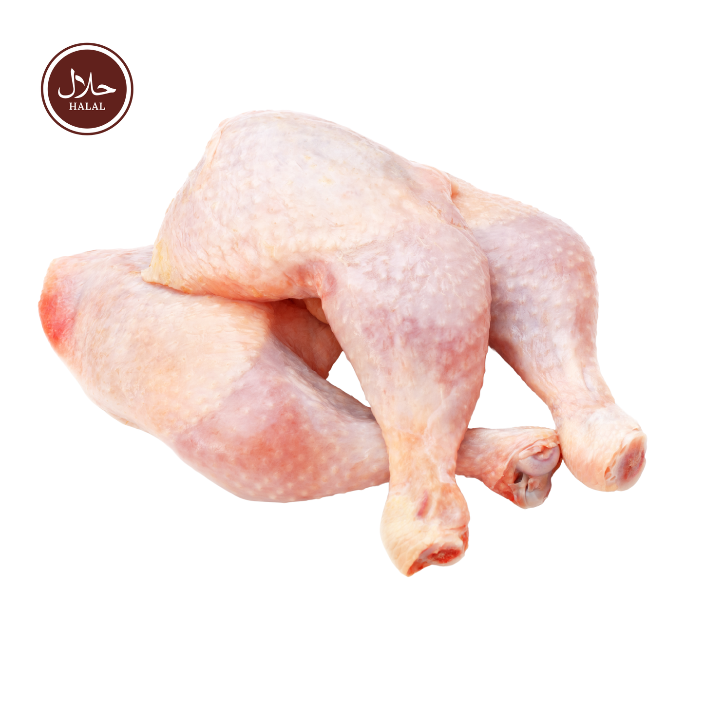 Fresh Chicken legs & thighs ( 2 - 2.2 lb )