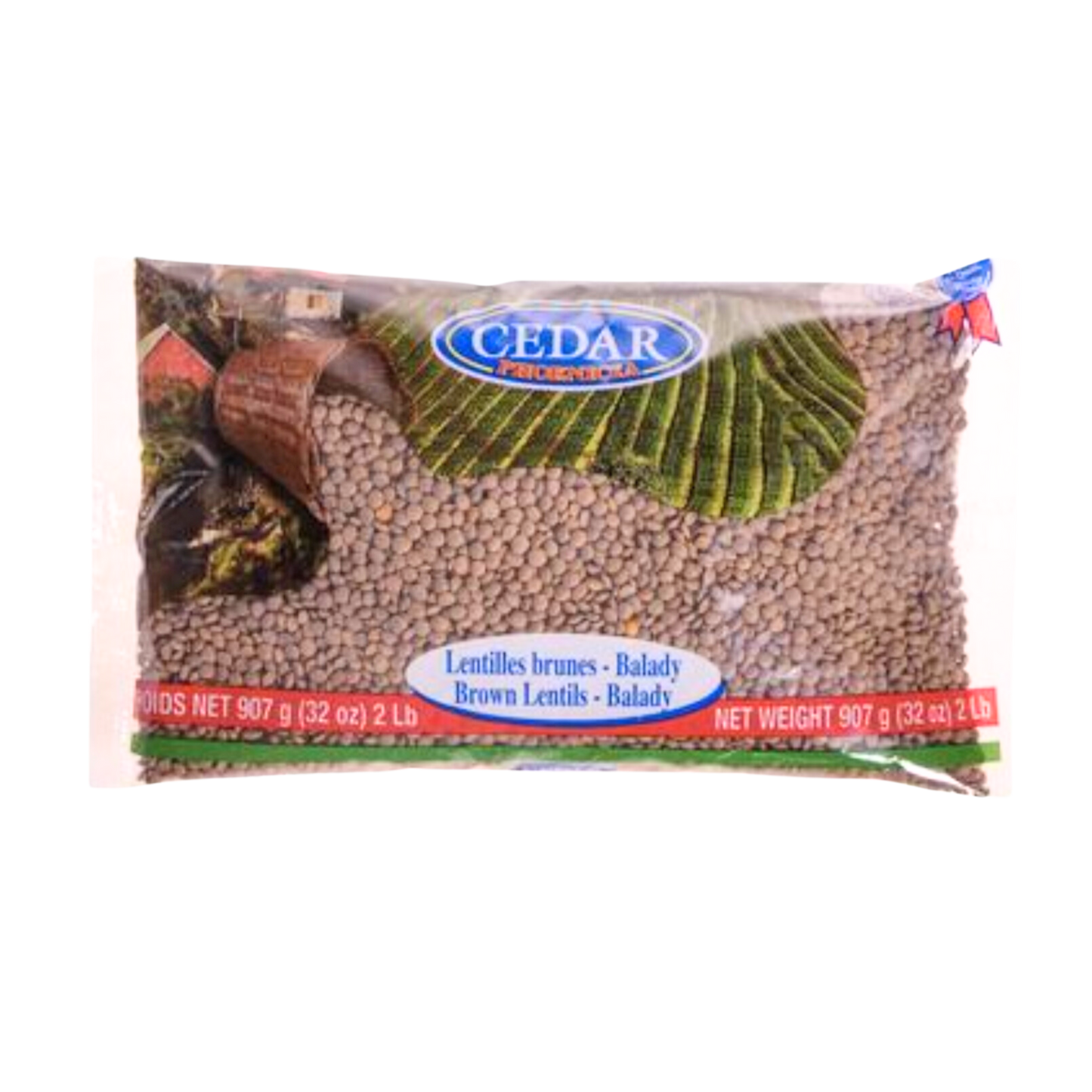 Cedar dry brown lentils