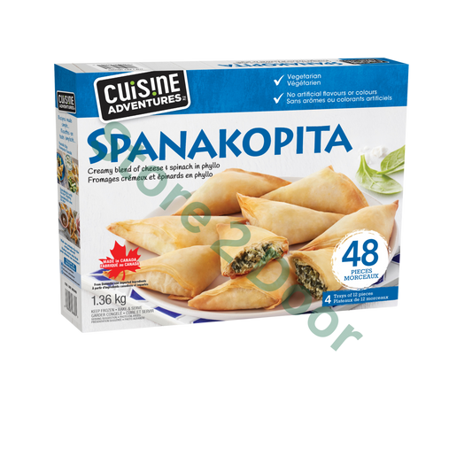 Spanakopita spinach & cheese samosa 48 pcs