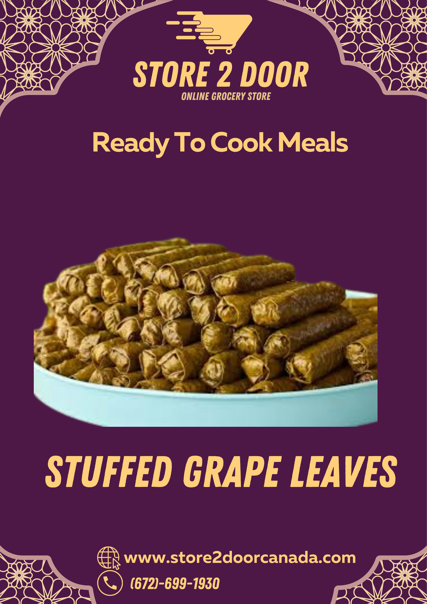 stuffed  grape leaves with rice محشي ورق عنب