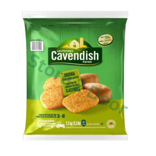 Cavendish hash brown patties 2.5 kg