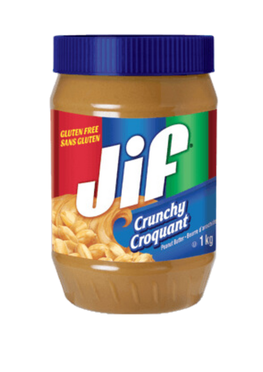 Jif crunchy peanut butter 1 kg