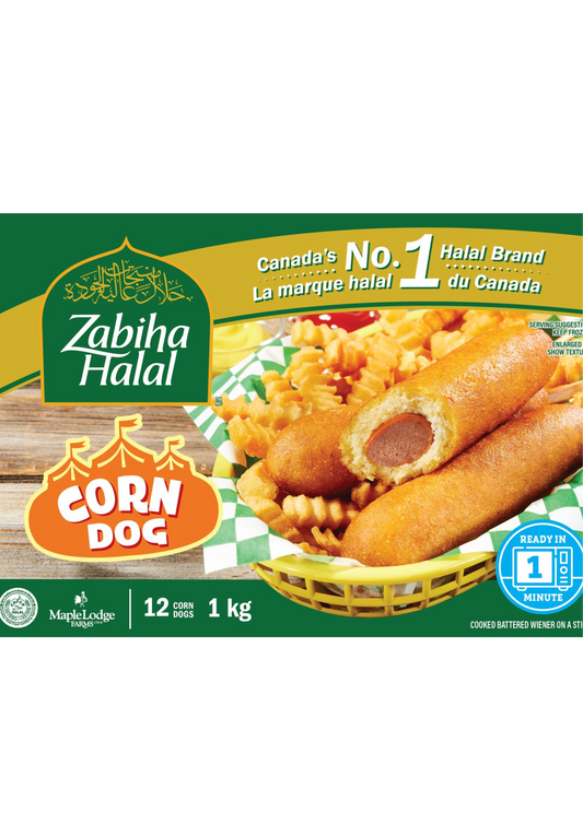 Zabiha halal corn dog