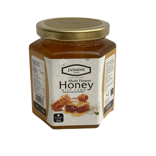 Jasmine honey with comb 500 gm