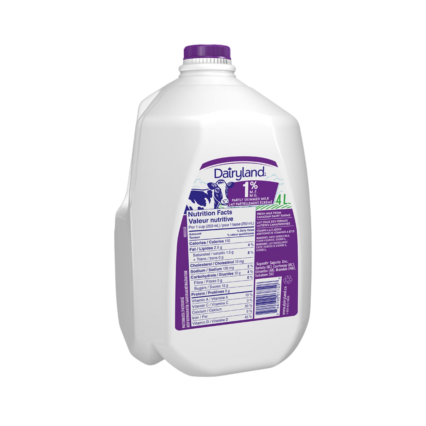 Dairyland milk 1%