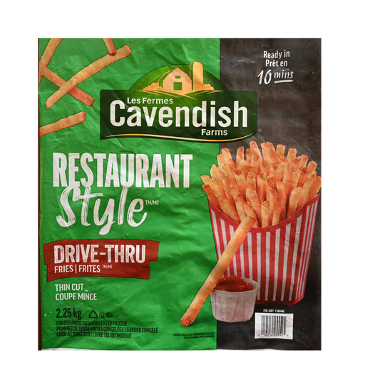 Cavendish drive thru fries 2.25 kg