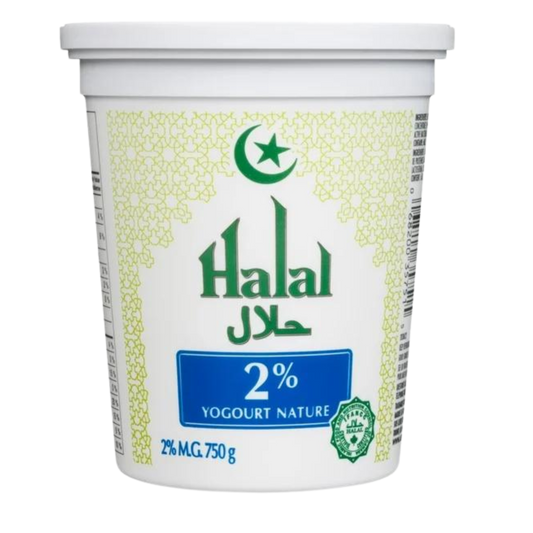 Plain yogurt Halal 2%