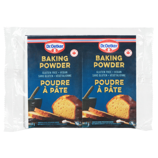 Baking powder sachets